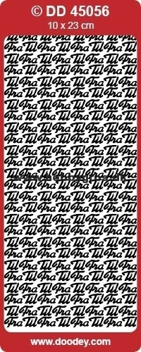 Klistremerker - Til og Fra - Sølv