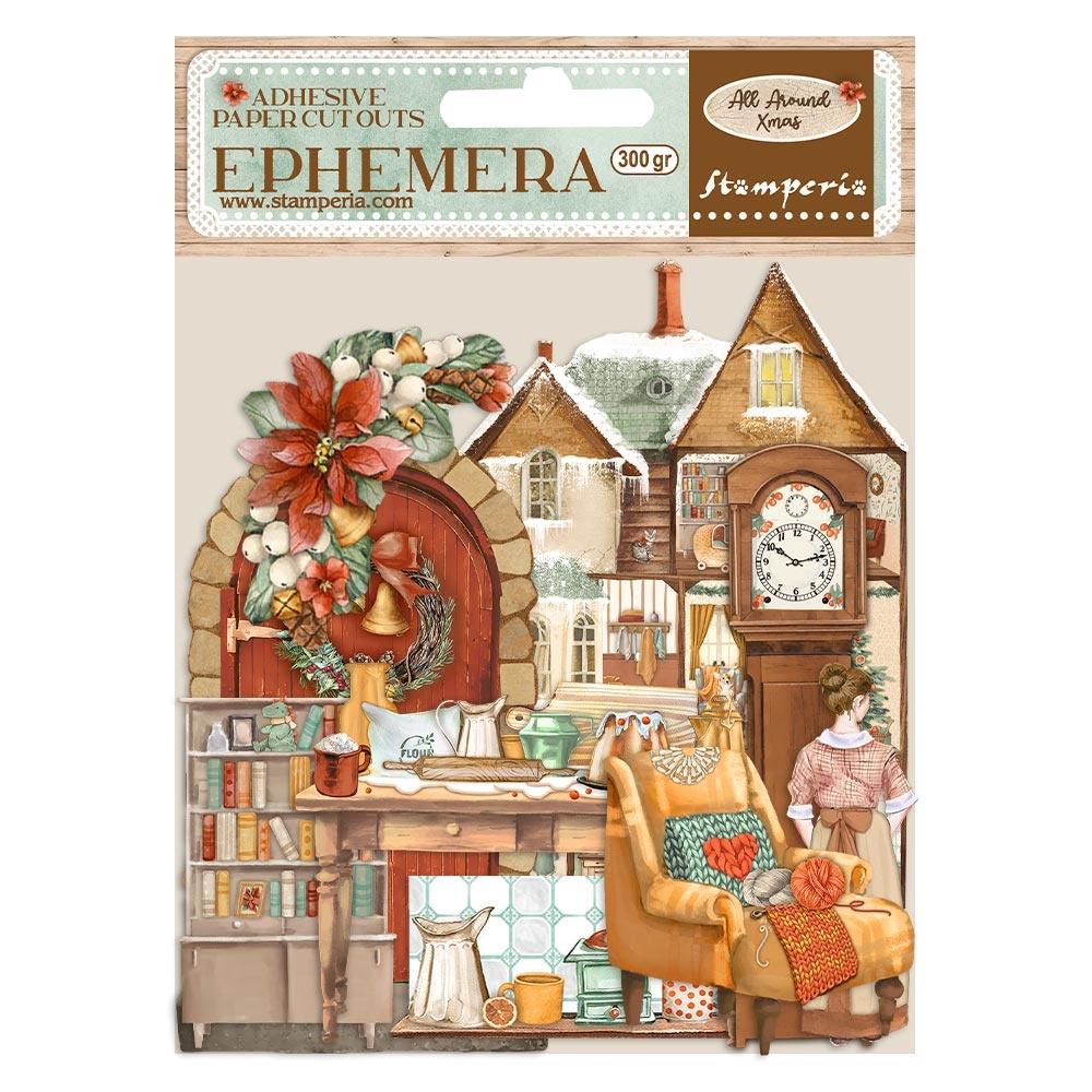 Stamperia - All around christmas - Adhesive Ephemera
