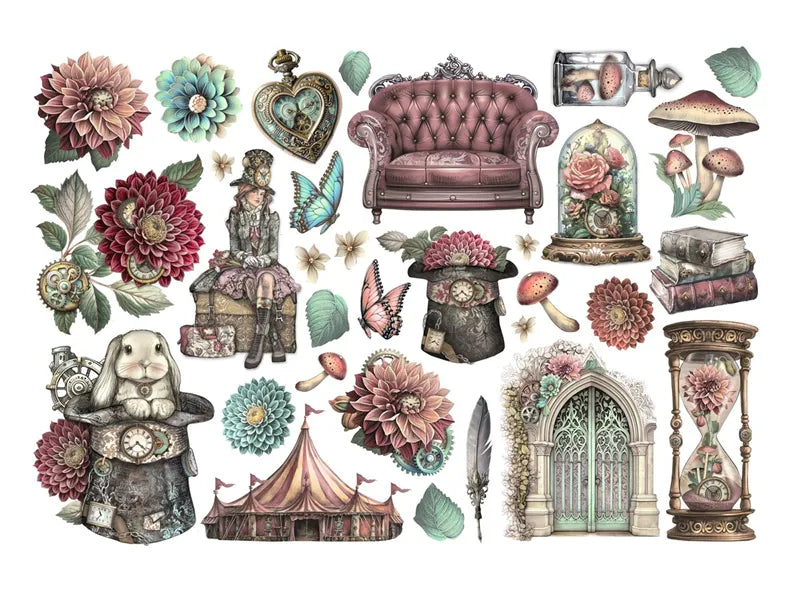 Stamperia - Master og Magic - Adhesive Ephemera