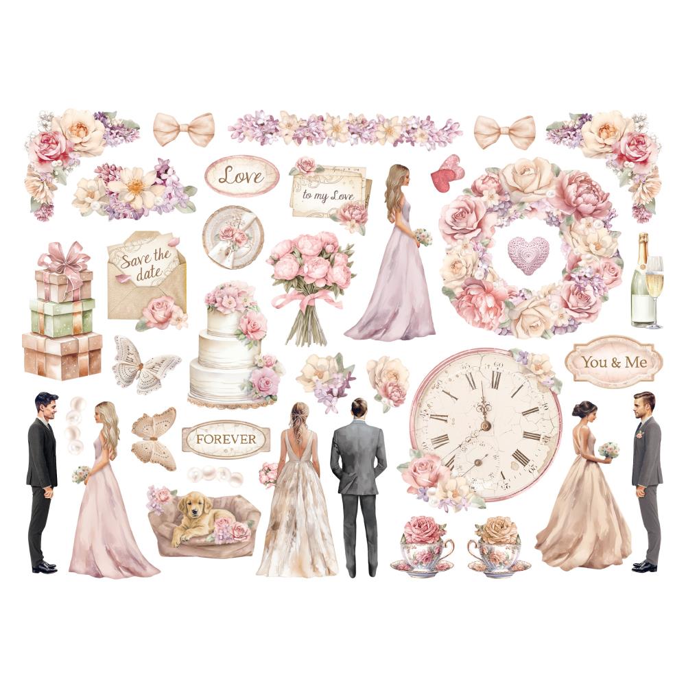 Stamperia  - Romance Forever  - Ceremony - Die Cuts