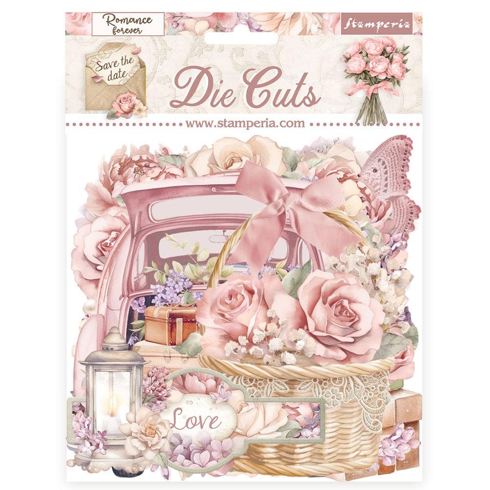 Stamperia  - Romance Forever  - Journaling - Die Cuts
