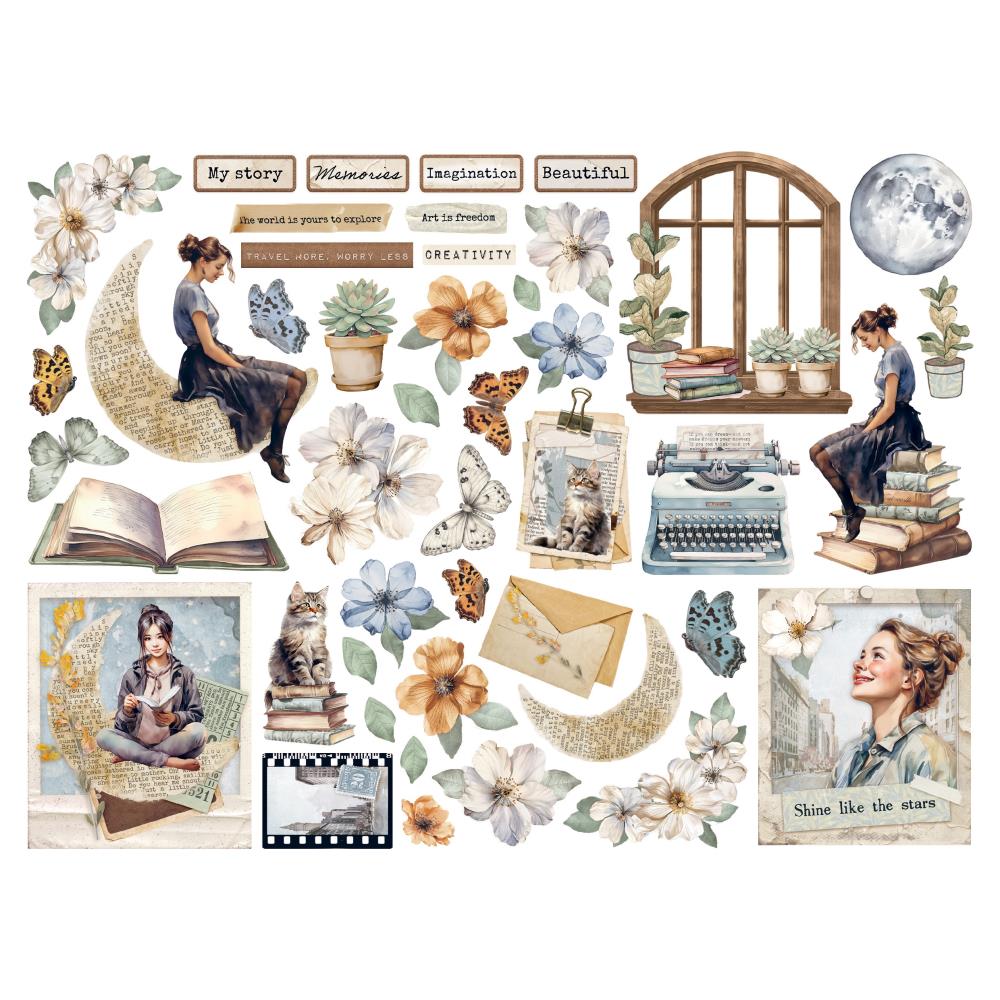 Stamperia  - Secret Diary  - Chipboard Die Cuts