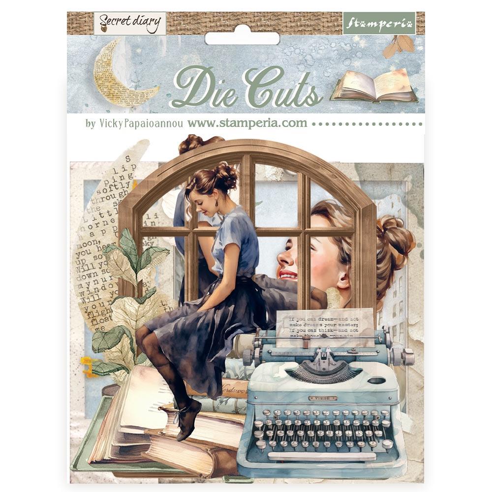 Stamperia  - Secret Diary  - Chipboard Die Cuts