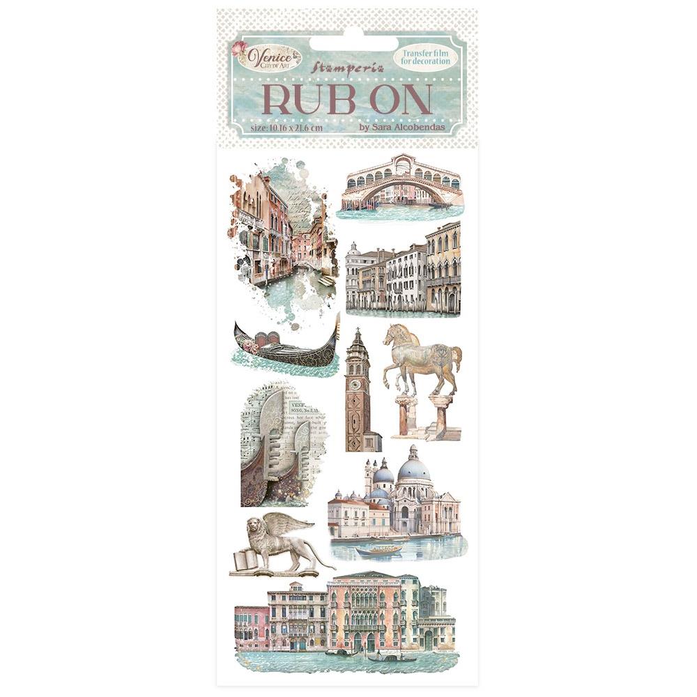 Stamperia - Rub Ons - Venice City of Art - Monuments