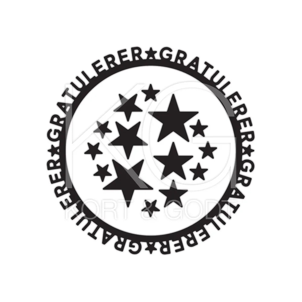 Kort & Godt - Dies - Gratulerer og stjerner