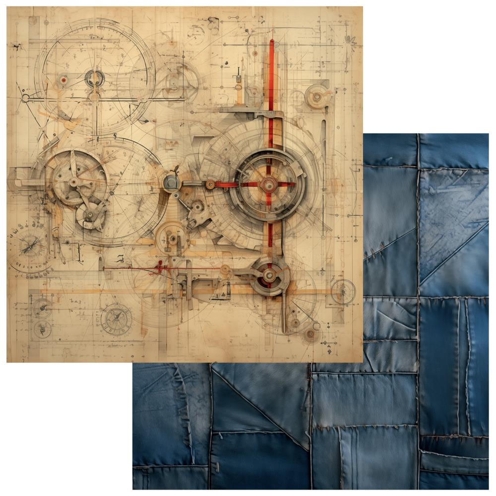 49 and Market - Rust & Revs - Discovery - 12 x 12"