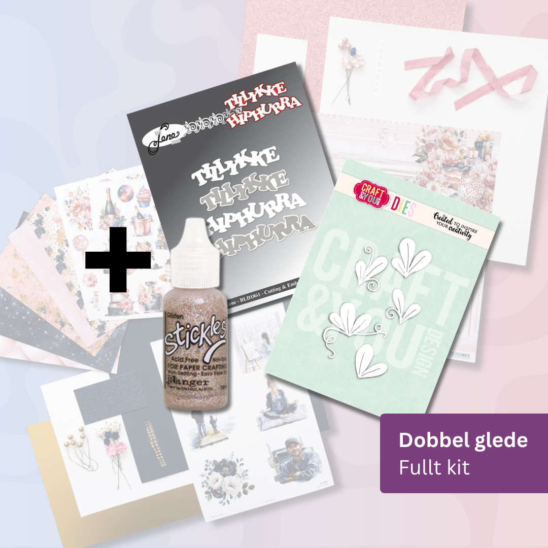 Scrap a long - Høst 2026 - Birgit - Dobbel glede - Fullt kit - Utsending starter 7/9