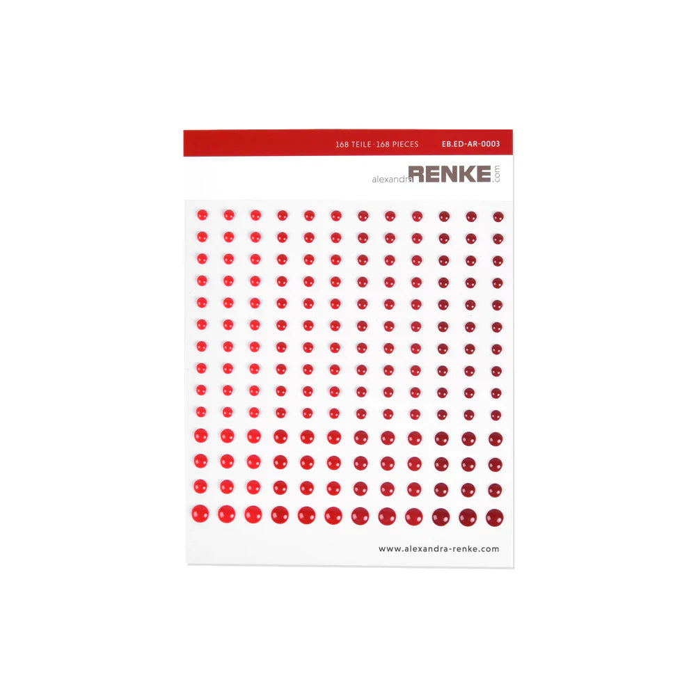 Alexandra Renke - Mini Enamel Dots - Premium Rød