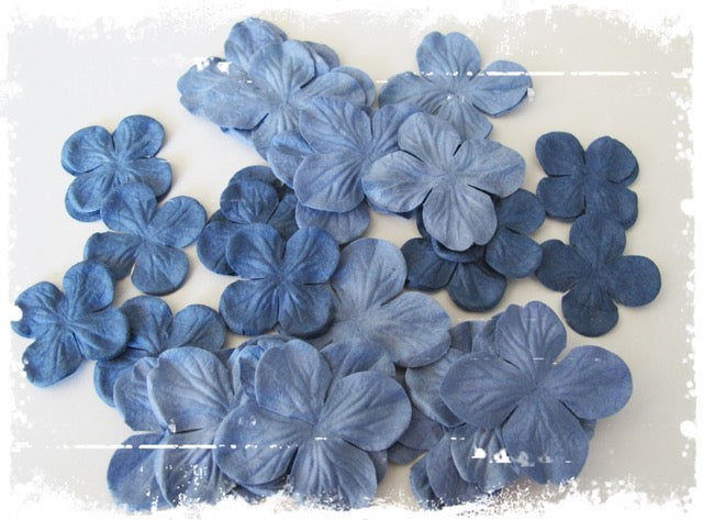 Papirdesign - Hortensia - Blå/Mørk Blå