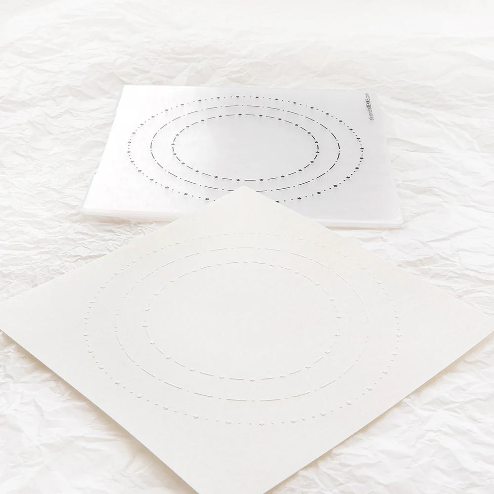 Alexandra Renke - Embossing Folder - Pattern Circles - Star Joy