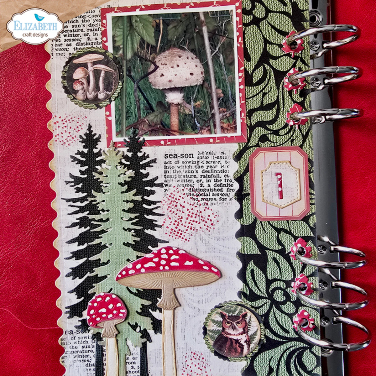 Elizabeth Crafts - Comfy Cozy Stamps - Seasonal Textures by Everyday Memories