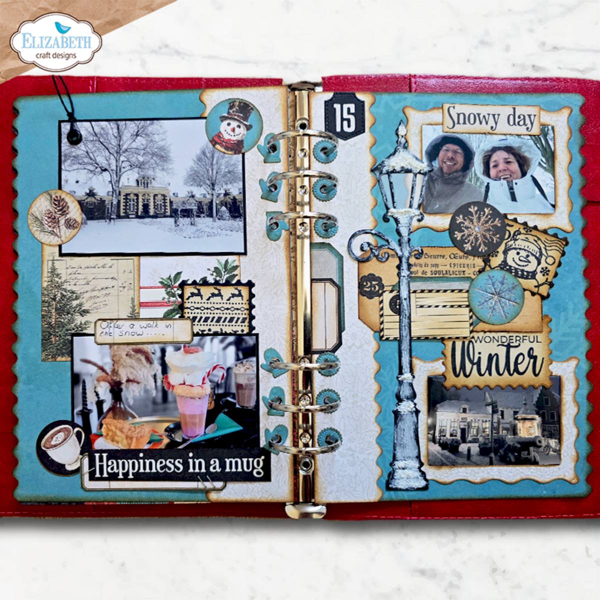 Elizabeth Craft - Comfy Cozy Die - Wavy Page & Lamppost by Everyday Memories
