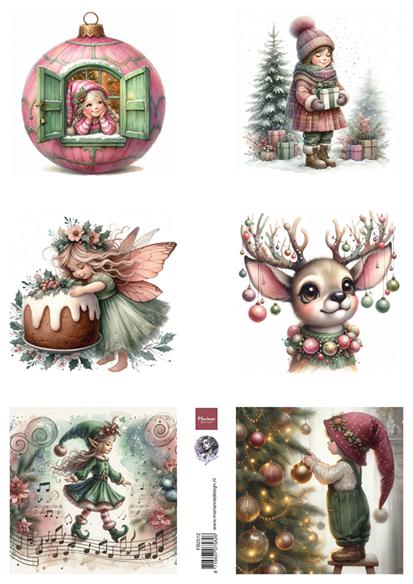 Marianne Design - Utklippsark - Fairybells - Enchanted Christmas