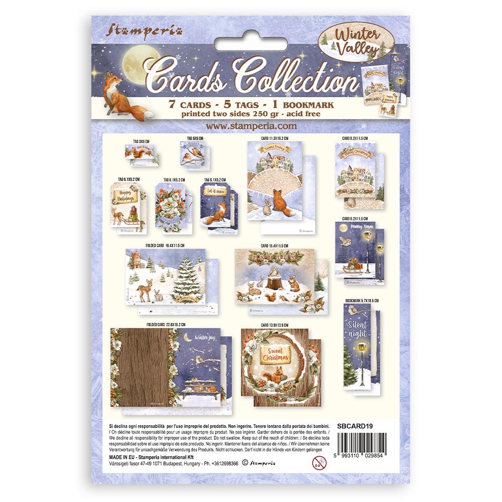 Stamperia - Winter Valley - Cards Collection