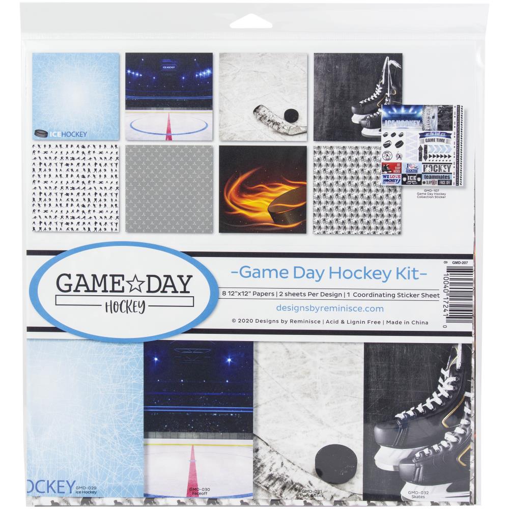 Reminisce - Game day Hockey Collection Kit  - 12x12"
