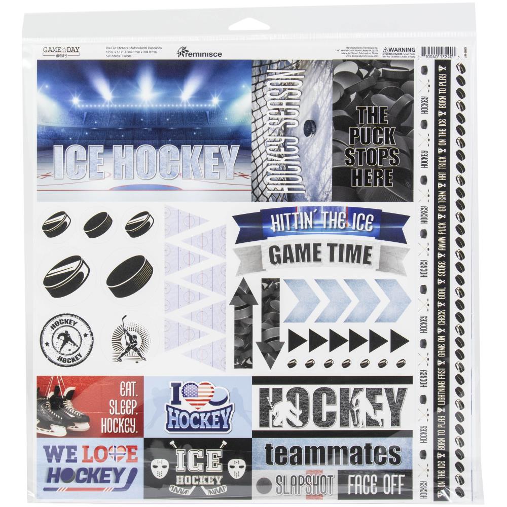 Reminisce - Game day Hockey Collection Kit  - 12x12"