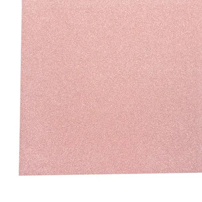 Kort & Godt - Glitterkartong - Varm rosa - A4