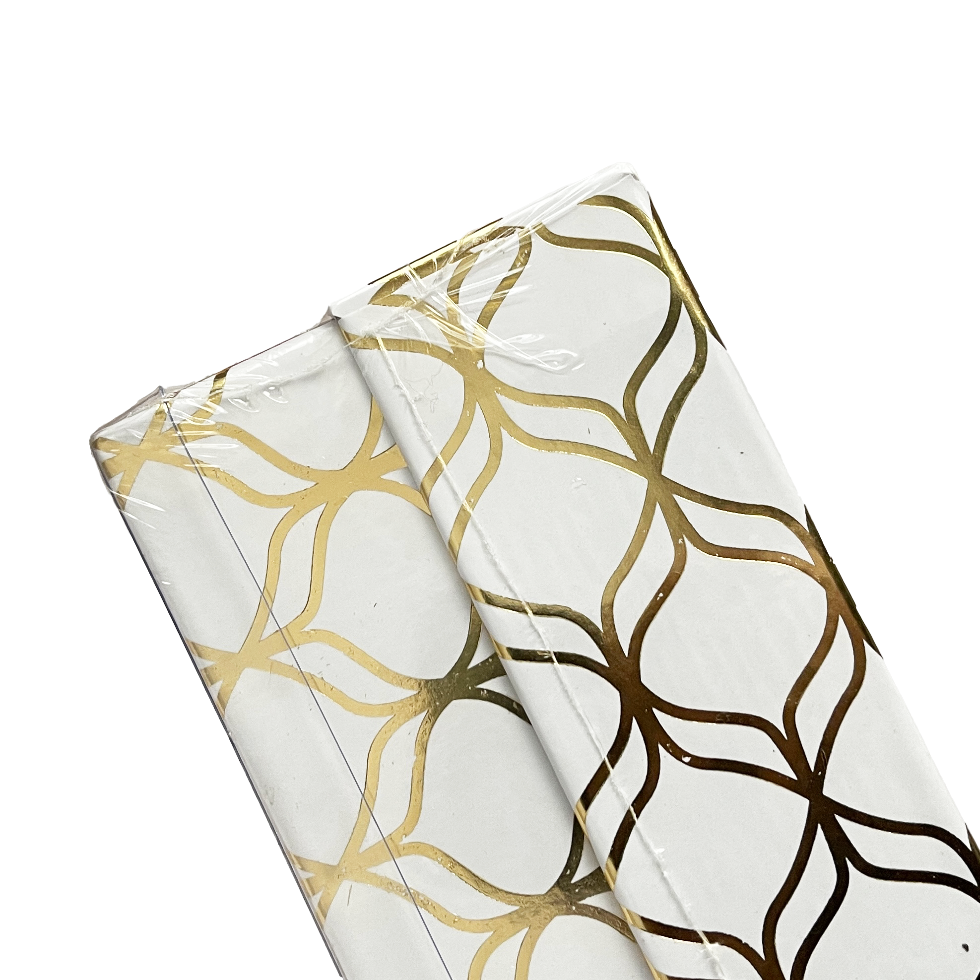 DCWV - Nested Boxes - White & Gold