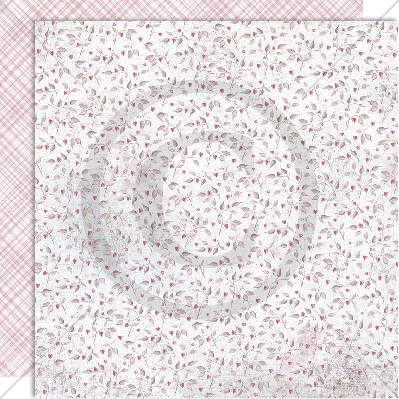 Papirdesign - Fryd og glede - Hjertegren  - 12 x 12"