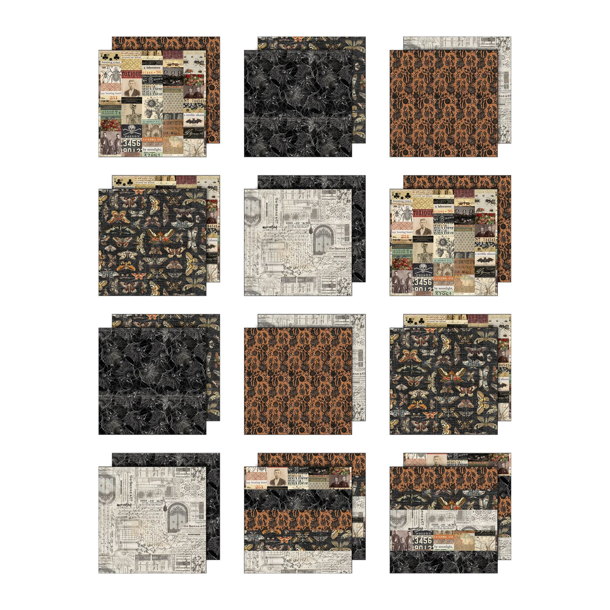 Tim Holtz - Idea-ology - Palette Collection - 12 x 12" - Halloween