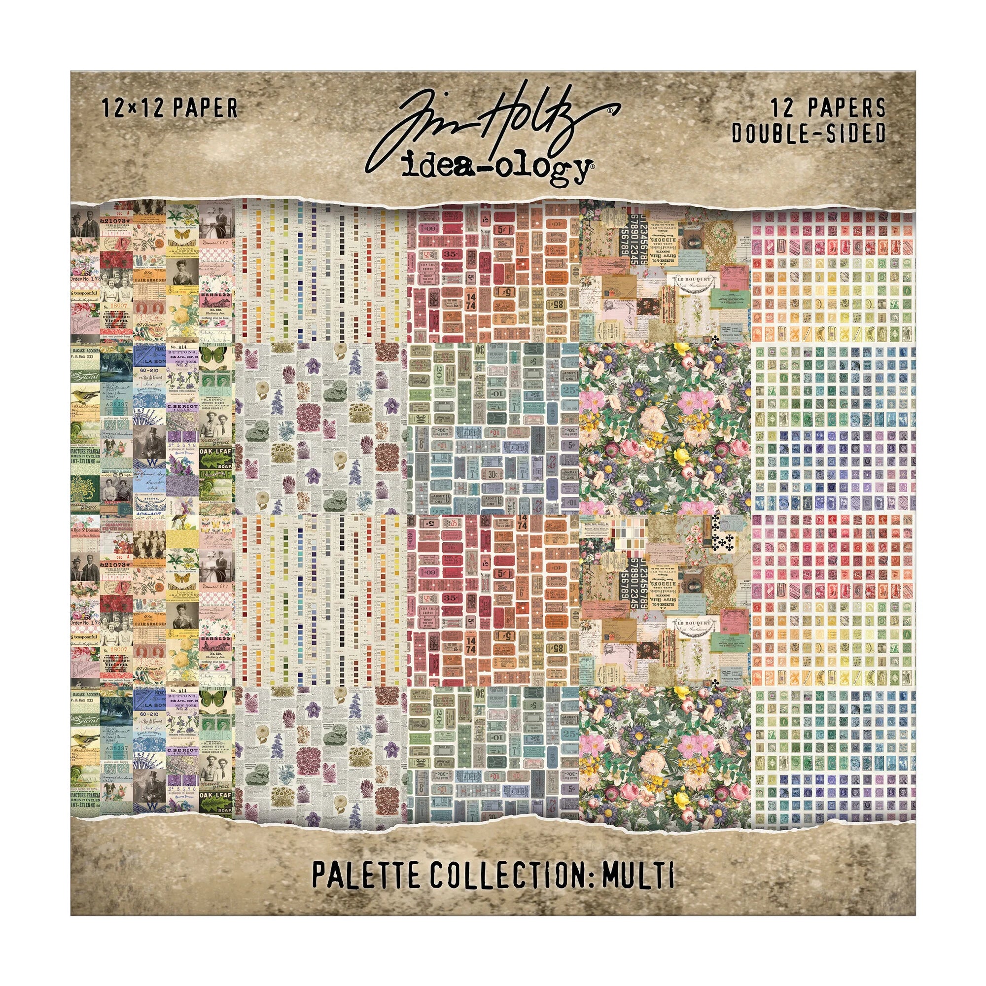 Tim Holtz - Idea-ology - Palette Collection - 12 x 12" - Multi