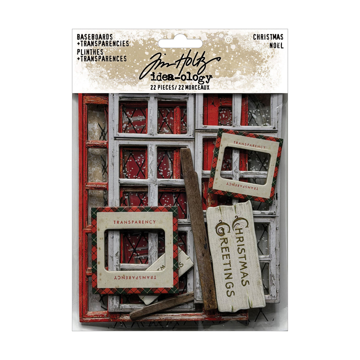 Tim Holtz - Idea-ology - Christmas Baseboards + Transparencies