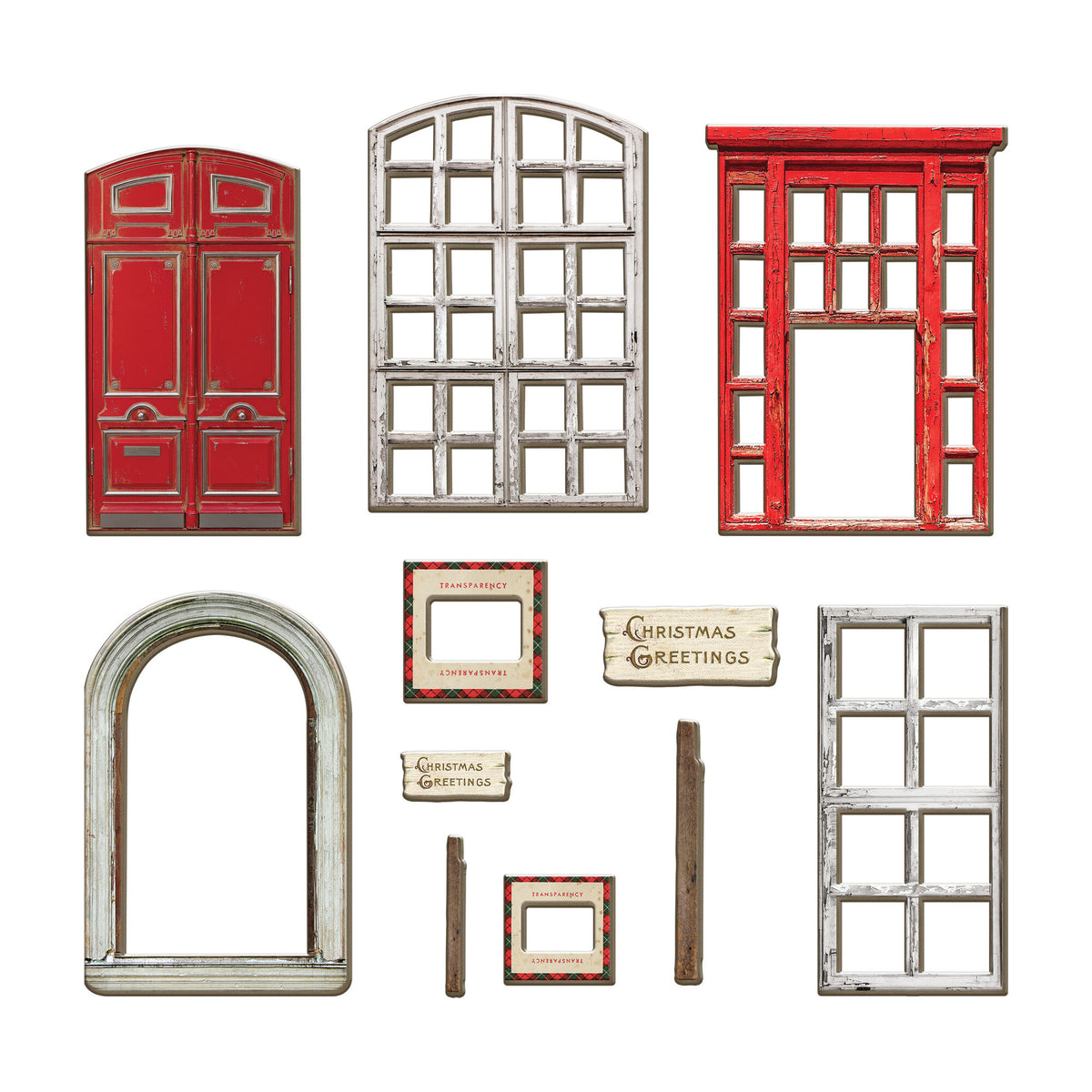 Tim Holtz - Idea-ology - Christmas Baseboards + Transparencies