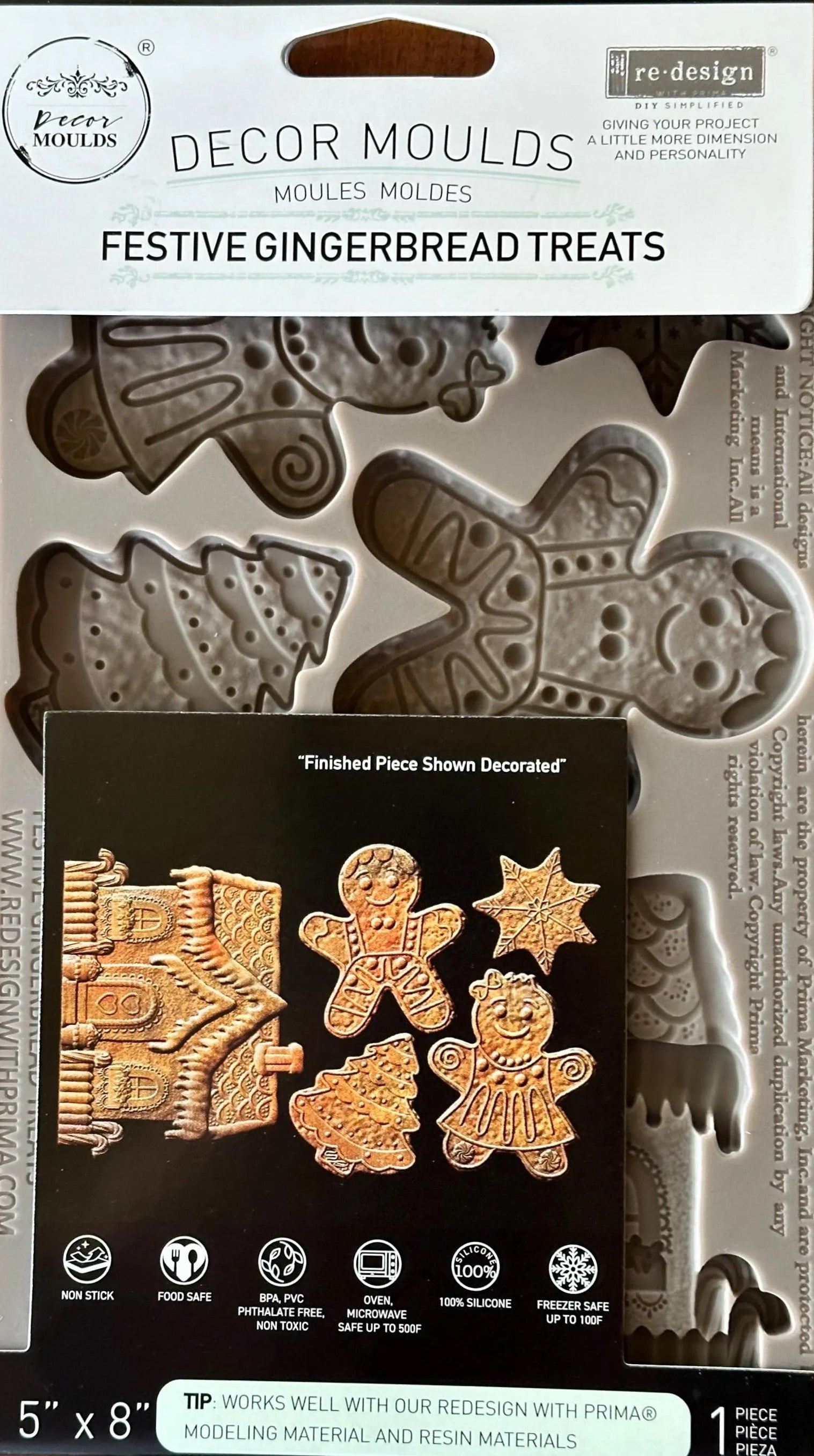 Prima - Redesign Mould - Festive Gingerbread Treats