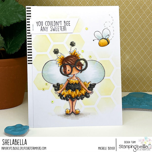 Stamping Bella - Cling Mounted Stamp - Tiny Townie Busy Bee