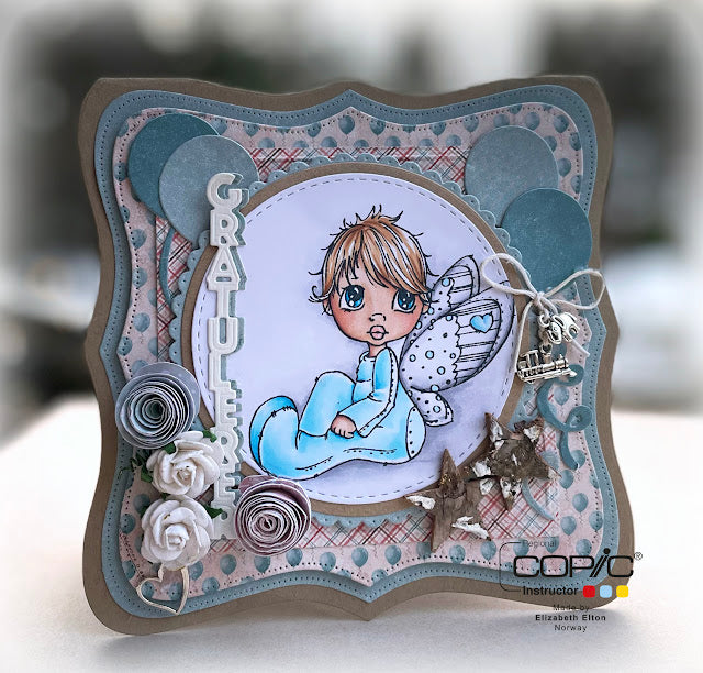 Little Darlings - Saturated Canary - Butterfly Baby - Umontert Stempel