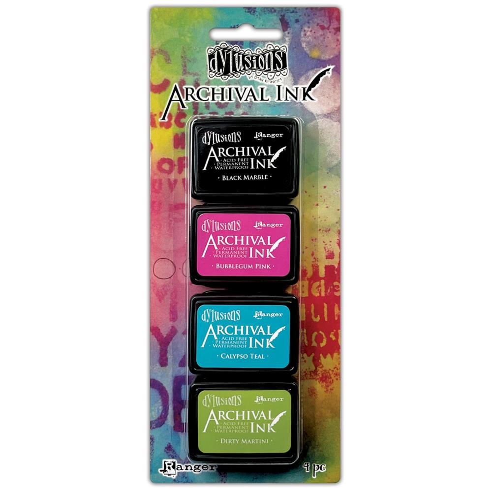 Ranger - Archival Ink Pad - Dylusion -  Mini Archival Pad Kit - #1
