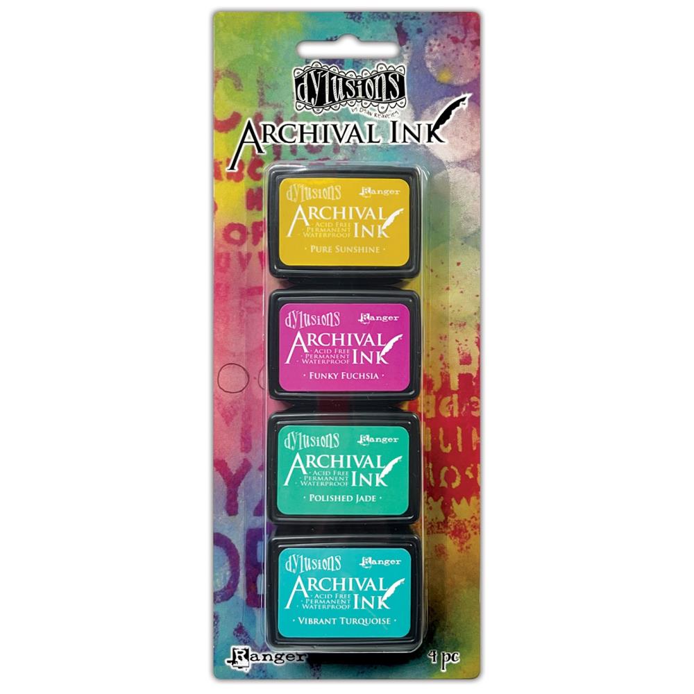 Ranger - Archival Ink Pad - Dylusion -  Mini Archival Pad Kit - #3