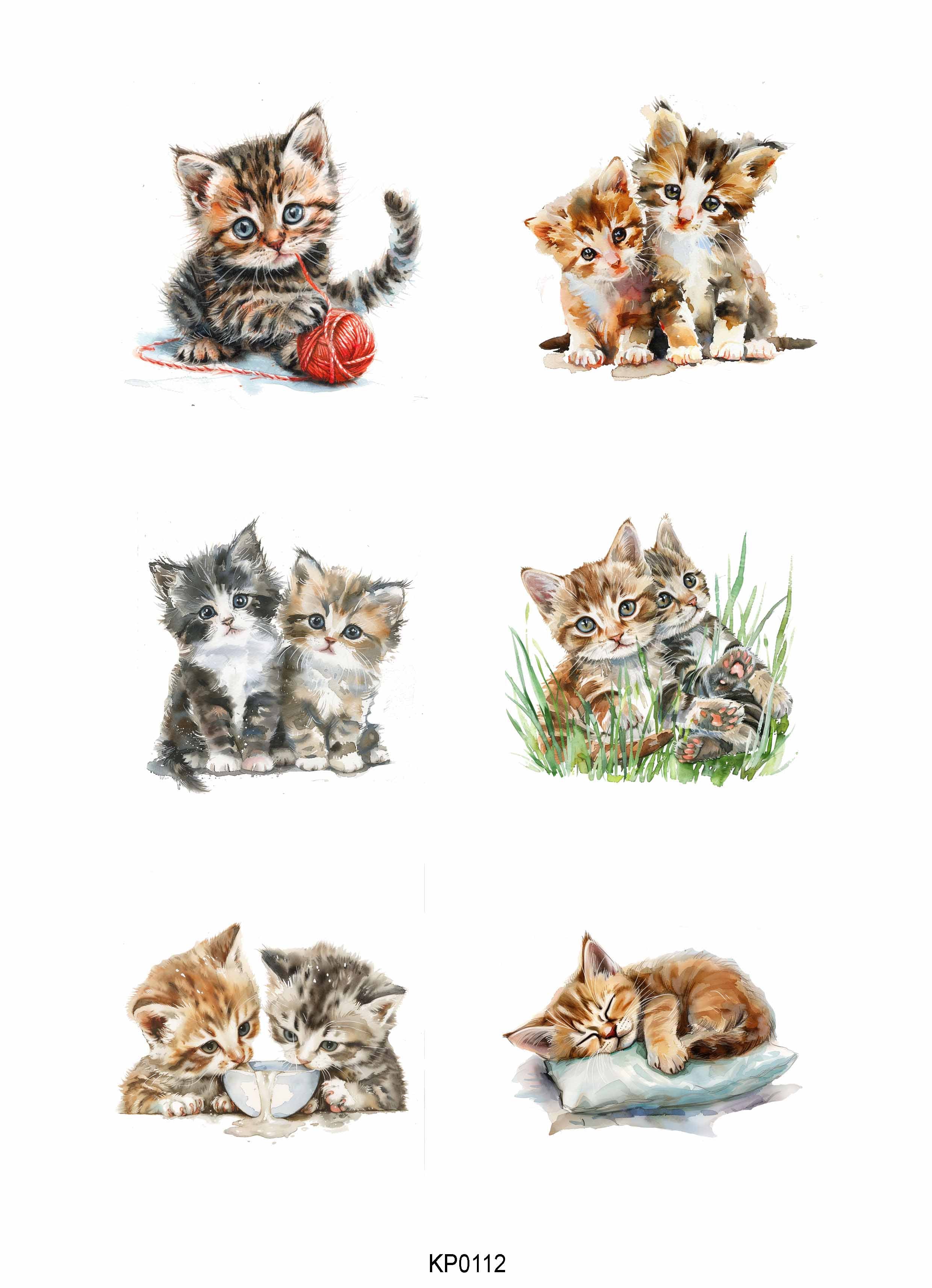 Reprint - Klippark - Kittens - A4
