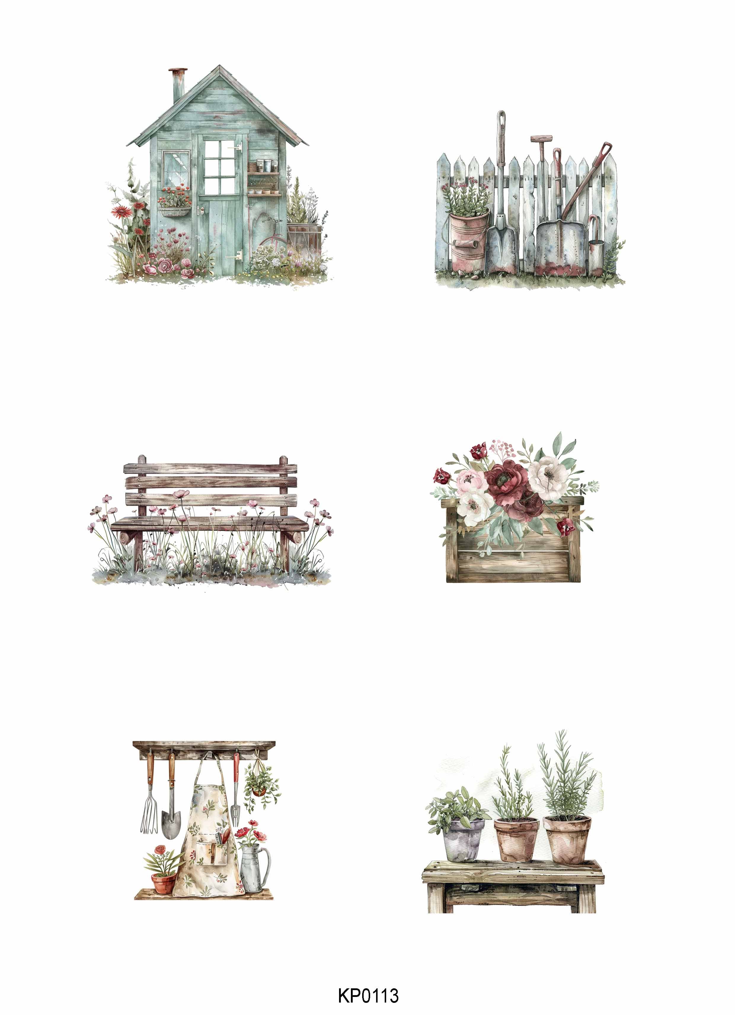 Reprint - Klippark - Garden - A4