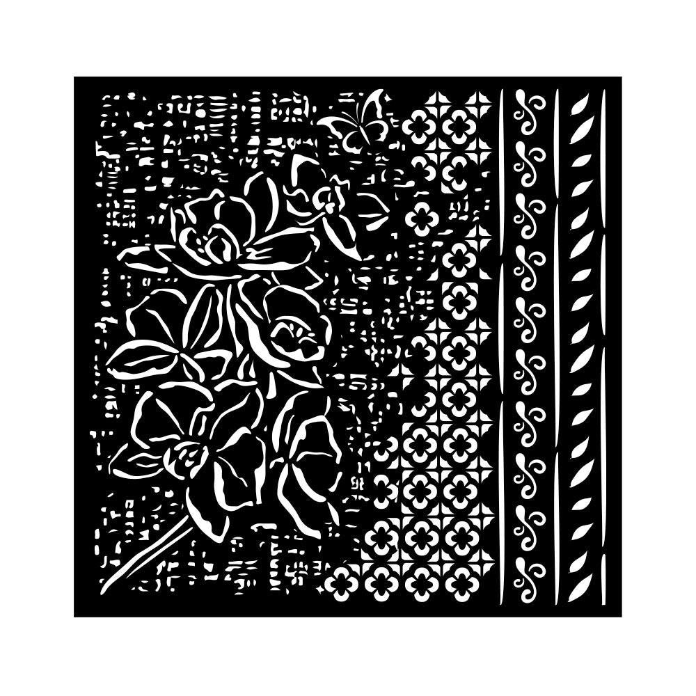Stamperia - Orchids and Cats - Stencil - Pattern