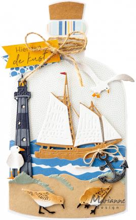 Marianne Design - Dies - LR0810 - Tiny's Sailboat