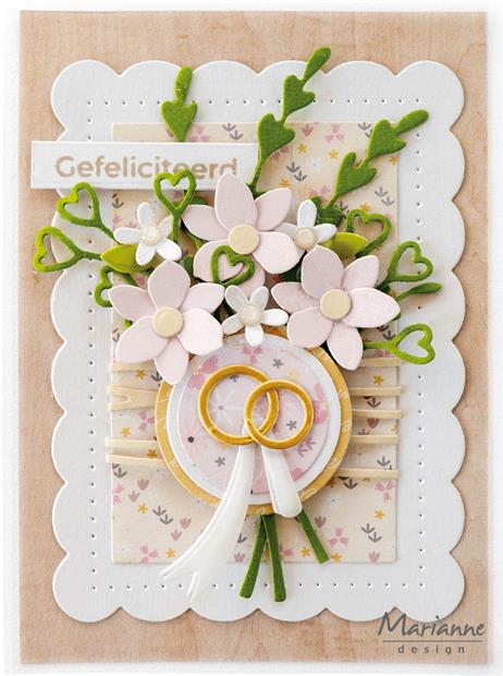 Marianne Design - Dies - Open heart sprig