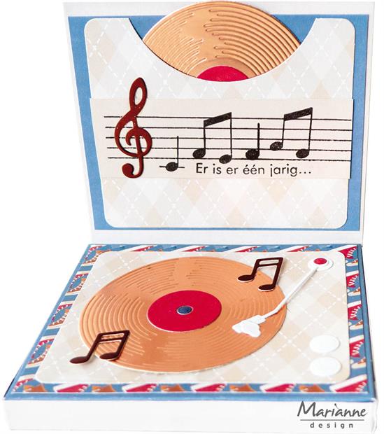 Marianne Design - Clear stamps - Musical notes