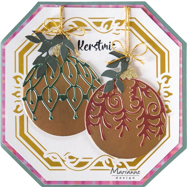 Marianne Design - Dies - Christmas Baubles (round)