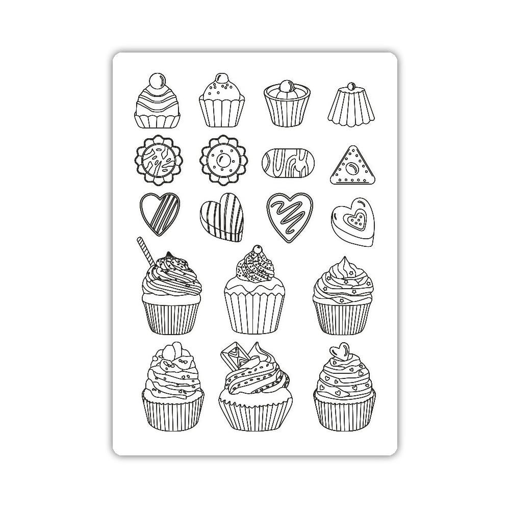 Stamperia  - Coffee and chocolate - Silicon Mould -  Sweets - A5