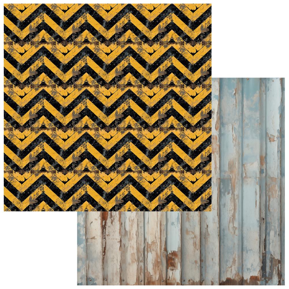 49 and Market - Rust & Revs - Macho - 12 x 12"