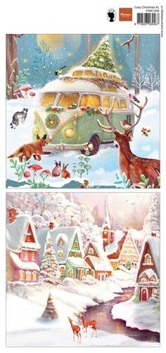 Marianne Design - Utklippsark - Cosy Christmas XL