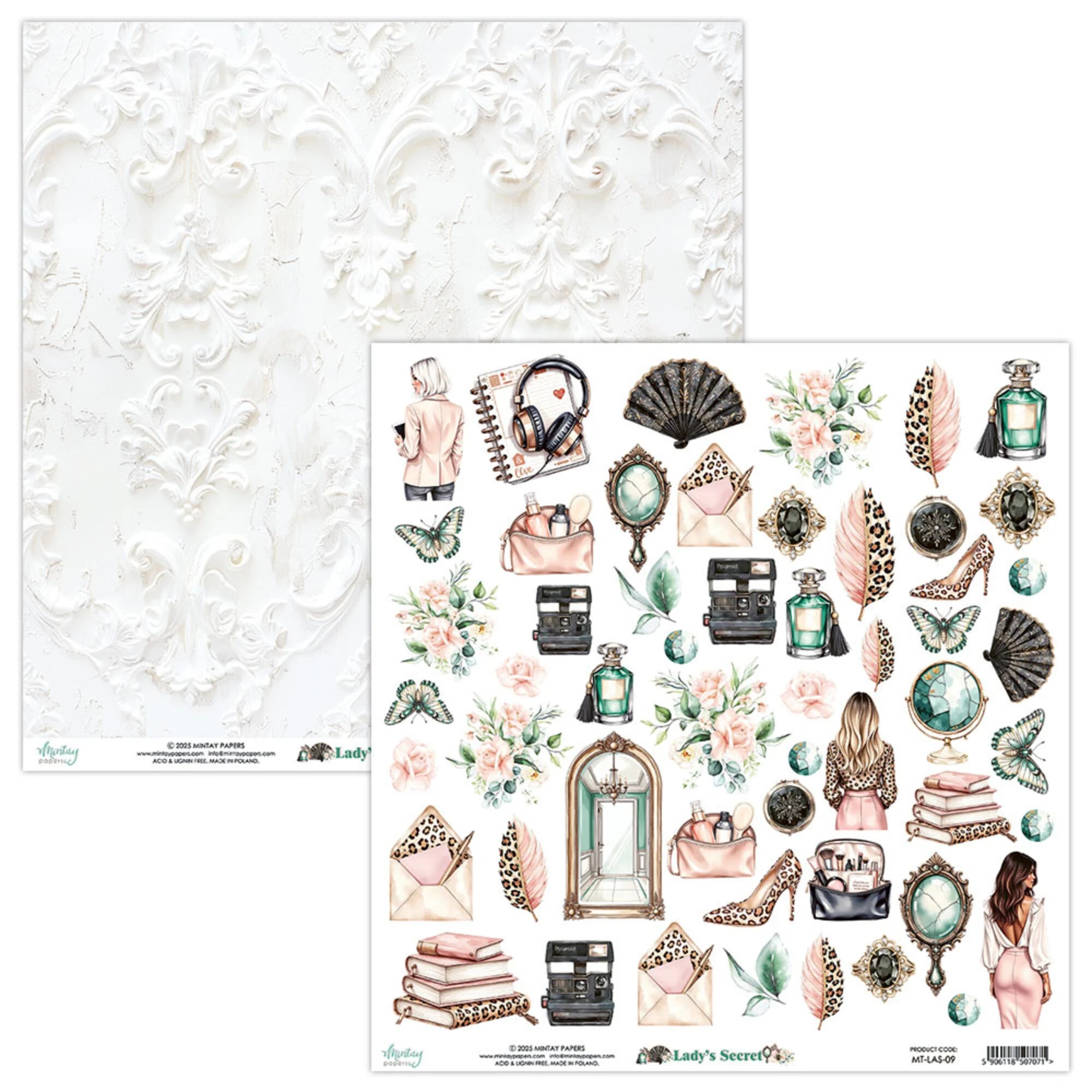 Mintay Papers - Lady's Secret - 09 - 12x12"