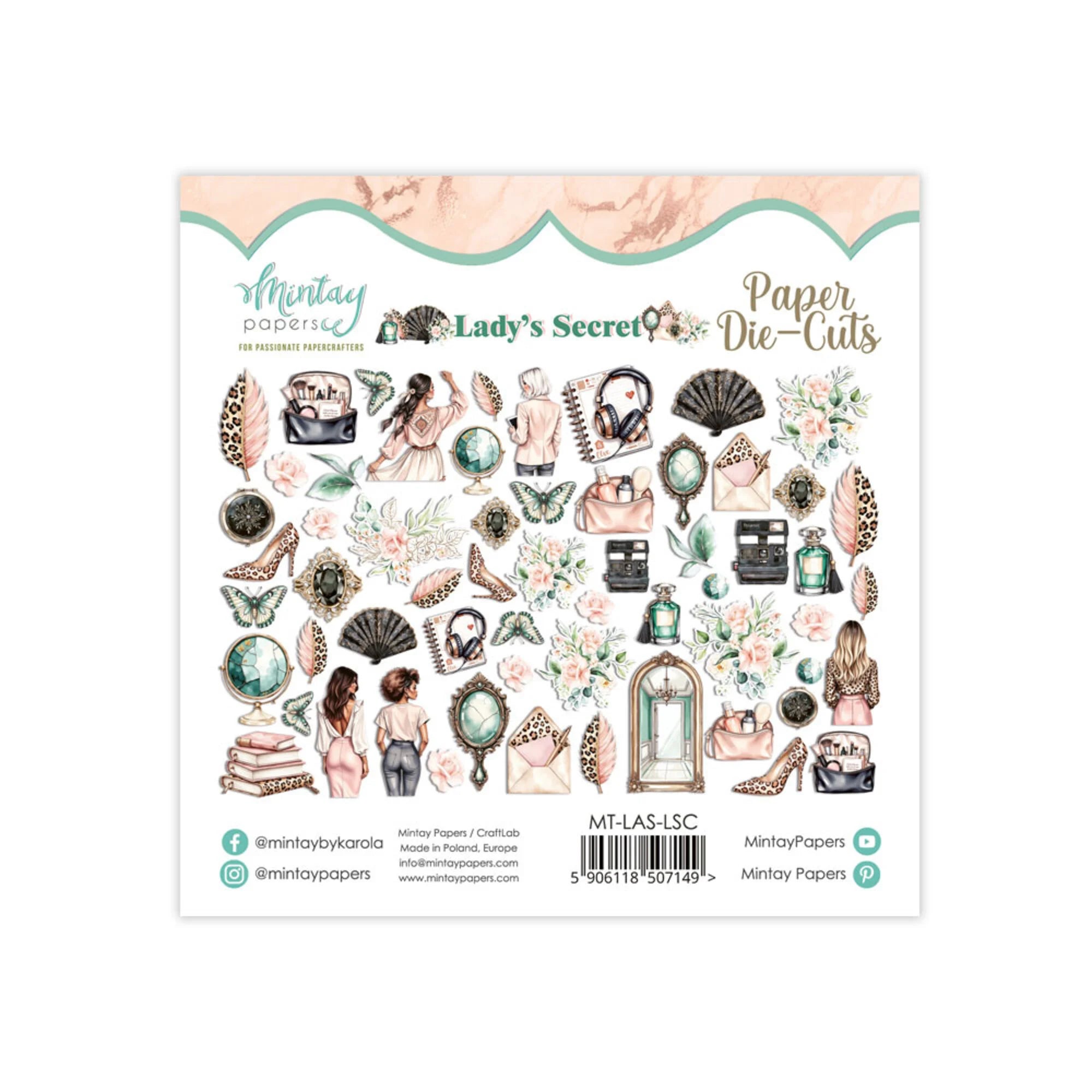 Mintay Papers - Lady's Secret - Ephemera - Die cuts