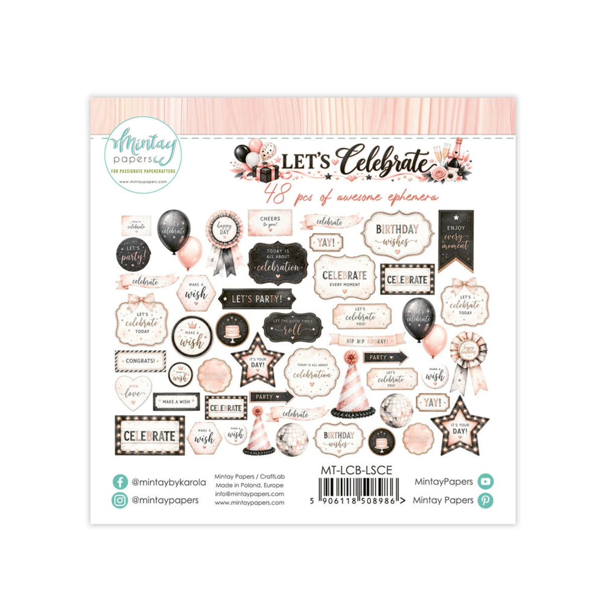 Mintay Papers - Let's Celebrate - Ephemera