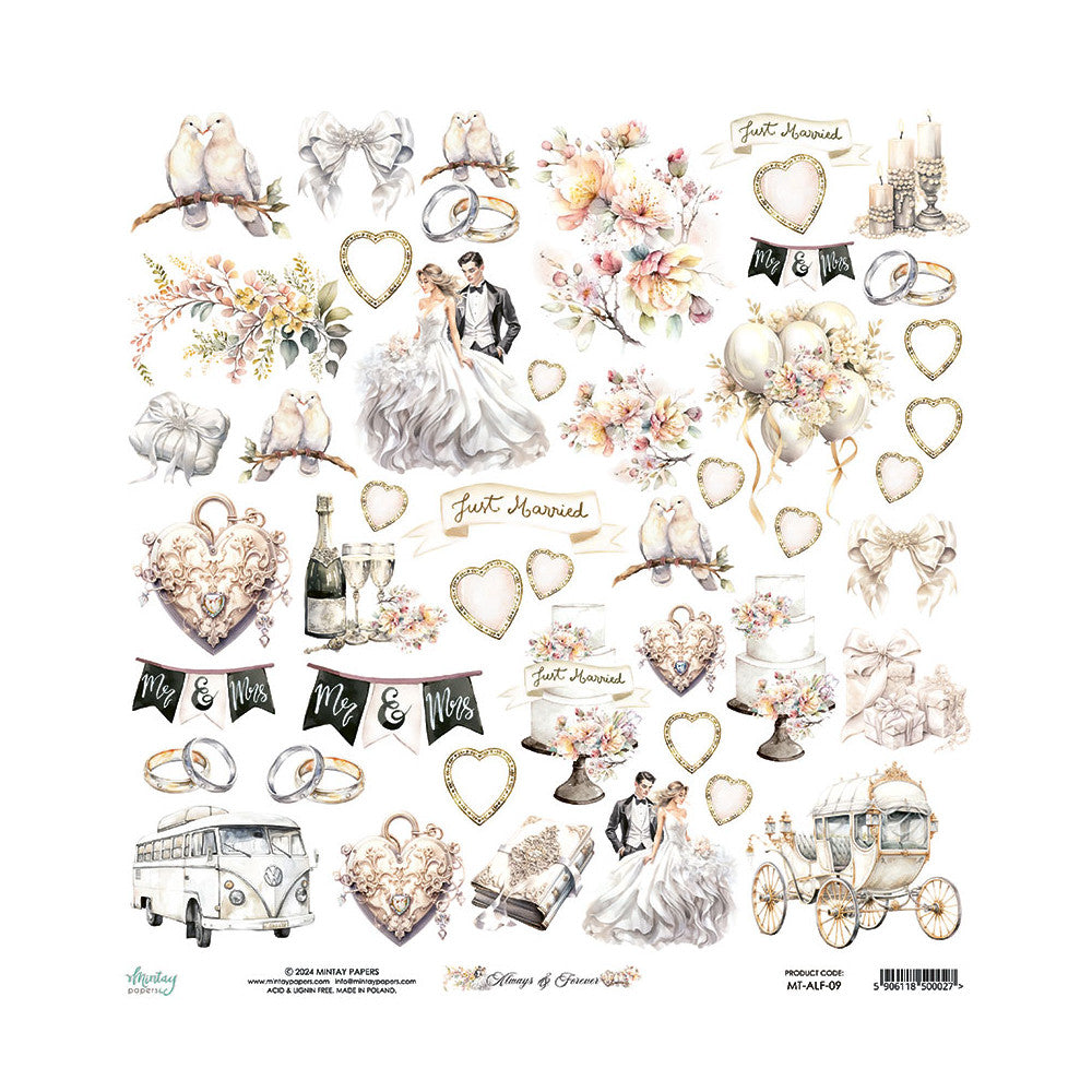 Mintay Paper - Always and Forever - 09 - 12 x 12"