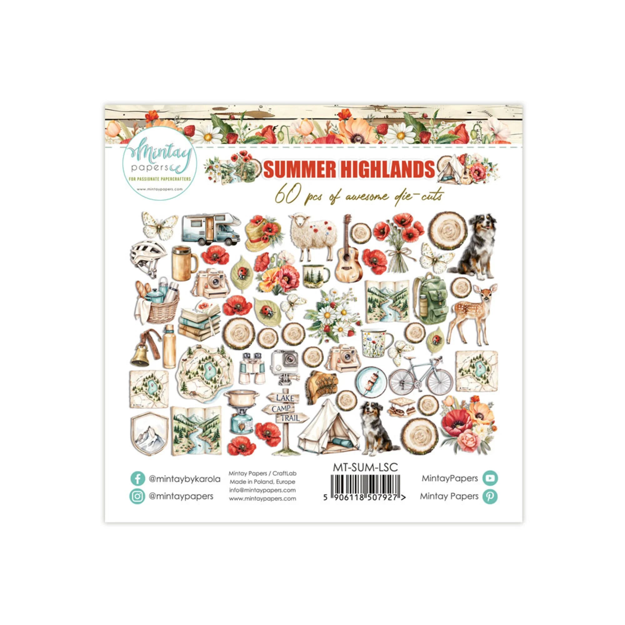 Mintay Papers - Summer Highlands - Die cuts