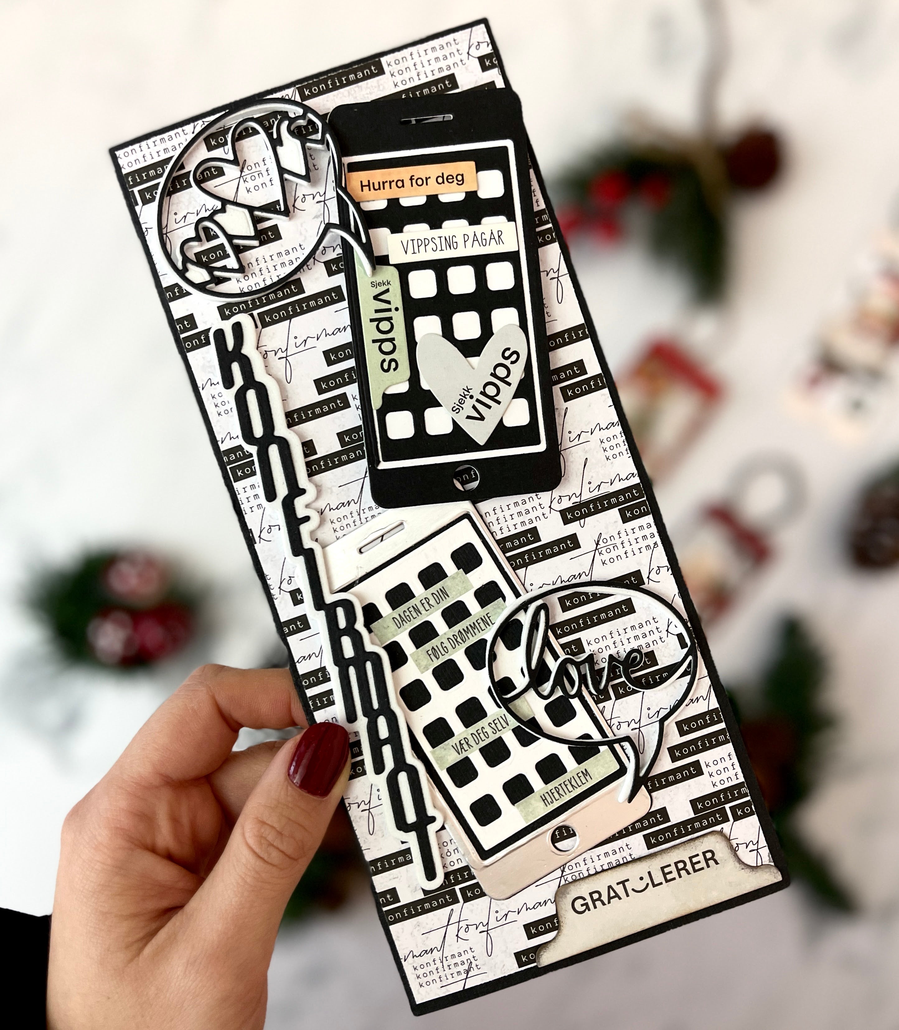 Papirdesign - Dies - Konfirmant 6