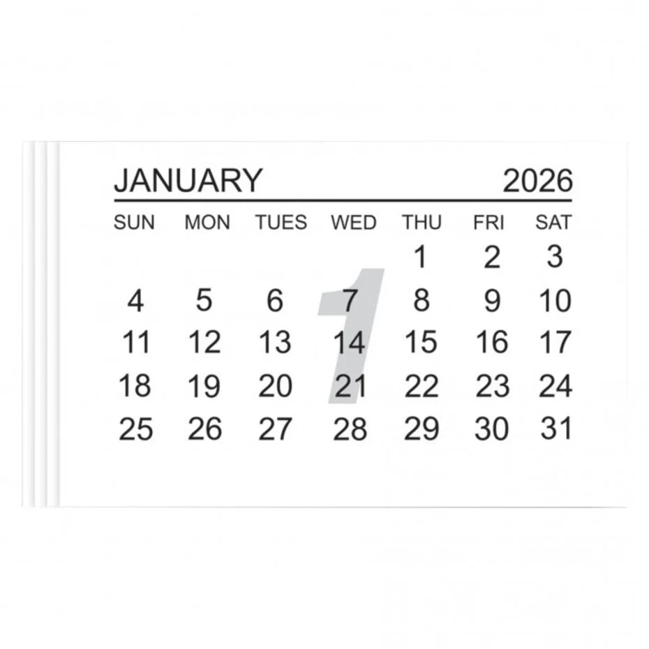 Papermania - Calendar Tabs - Kalender 2026