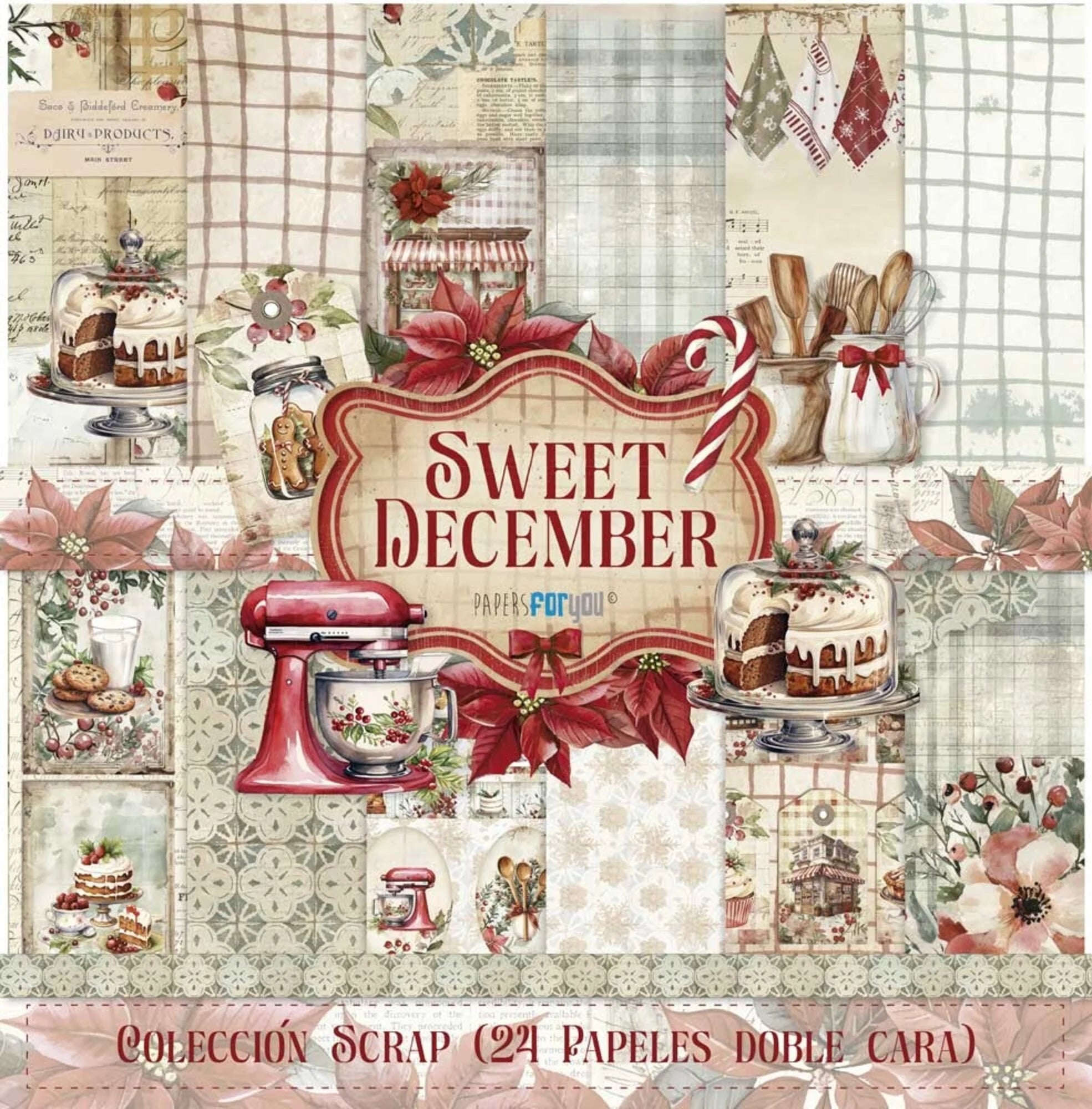Papers for you - Sweet december - Paper Pack - 8 x 8"